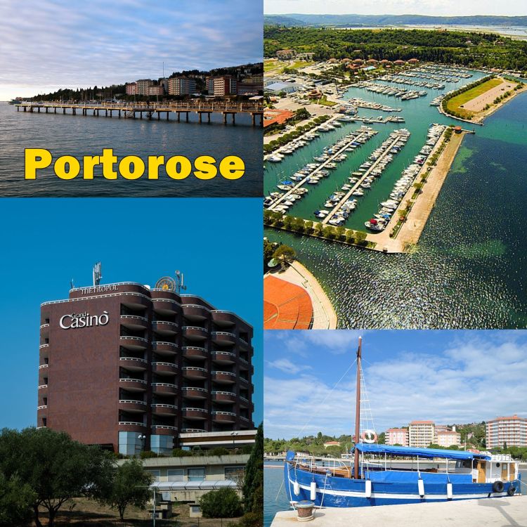 Come si addice alla principale località balneare slovena, Portorose è piena di alberghi